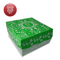 DONAT CETAK COATED 250 1W DONAT ISI  1 HIJAU PUPUS